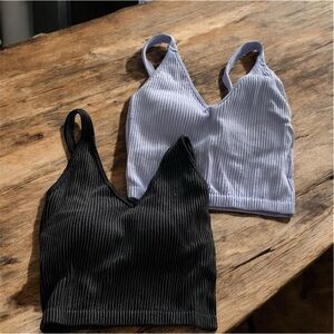 Ribbed Bralette Set